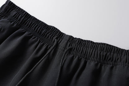 Men'S Beach Quick Dry Running Sports Board Black Shorts