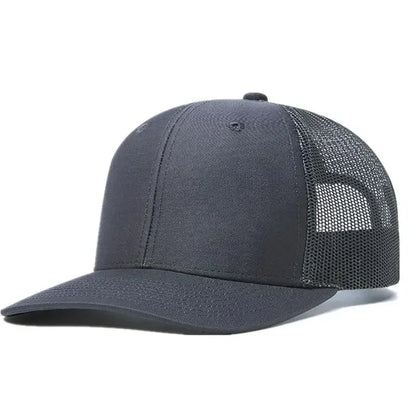 Unisex Cap Slight Curved Brim Style Trucker Hat  Men & Women Casual Outdoor Breathable Summer Cap