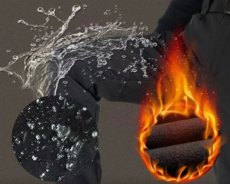 Winter Autumn Fleece Men Jacket Tactical Waterproof Suit Outdoor Fishing Hiking Camping Tracksuits Coat Thermal Suit