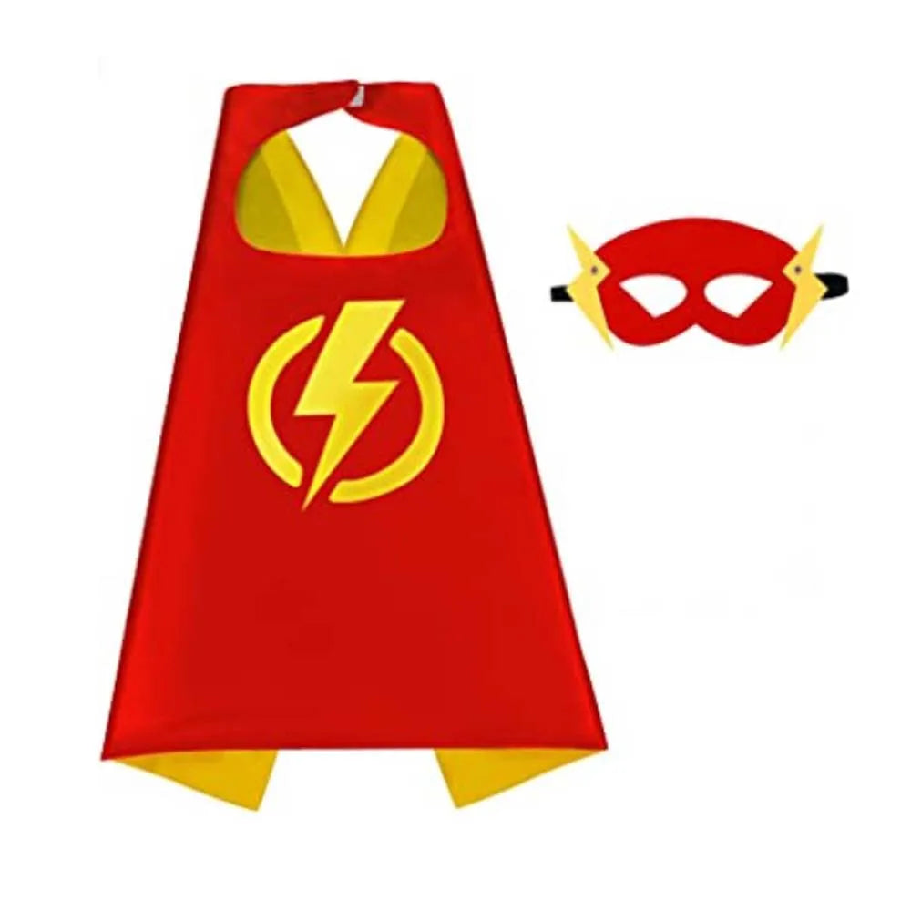 8 sets Superhero Capes for Kids Cool Halloween Costume Cosplay Festival Party Supplies Favors Dress Up for 3-12 Year Old boys