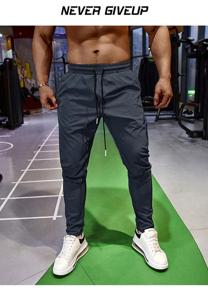 Pencil Pants Mens Gym Casual Sweatpants Pant Fishing Breathable Quick-Drying Ice Silk Outdoor Sports Cycling Jogging Training