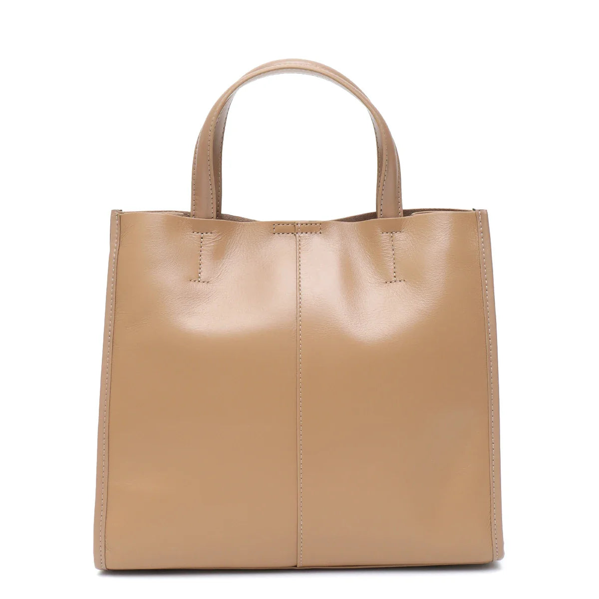 Minimalist Vintage Genuine Leather Tote Women Luxury Classic Top-handle Bag Large Capacity Cross body Shoulder Handbags Business