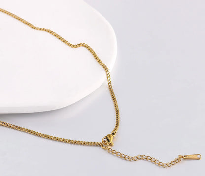 5Pcs/Lot Stainless Steel Bead Rope Link/Cuban/Paperclip Links Snake Chain Necklace Diy Women Jewelry 18K Gold Color Neck Chains