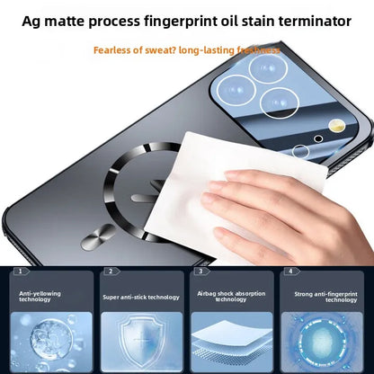Magnetic Frosted iPhone 17 Pro Max 17pro Case with Heat Dissipation Full Protection for iPhone 17  Air Camera
