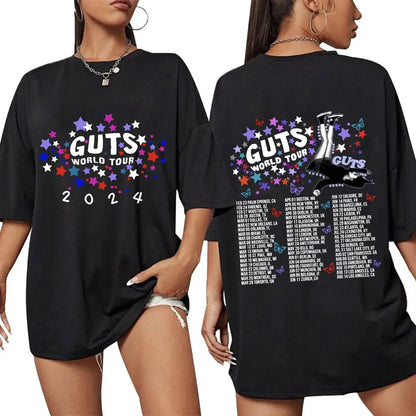 2025 Olivia Male Female Rodrigo Singer Cotton Clothes Fashion Short Sleeve O Neck Tees Unique Men Clothing Shirts Graphic Tee