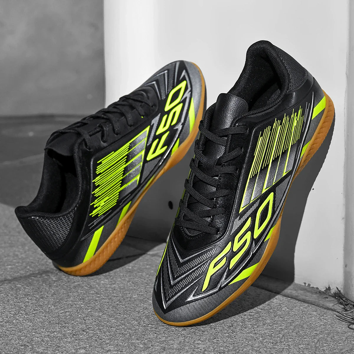 Men's special five-a-side IC indoor flat football shoes suitable for indoor breathable football shoes