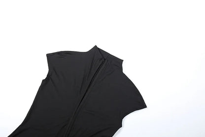 Elegant Dress Women Irregular Single Breasted Shoulder Wrapped Sexy Stretch Skinny Prom Club Party Bodycon