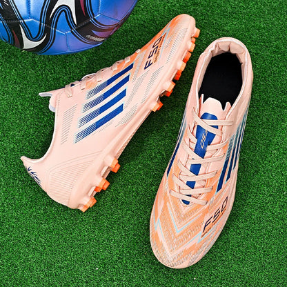 High Quality Mens Soccer Shoes F50 Turf Soccer Cleats for Boys Sneakers TF/FG Training Football Boots Chuteira Campo 35-45
