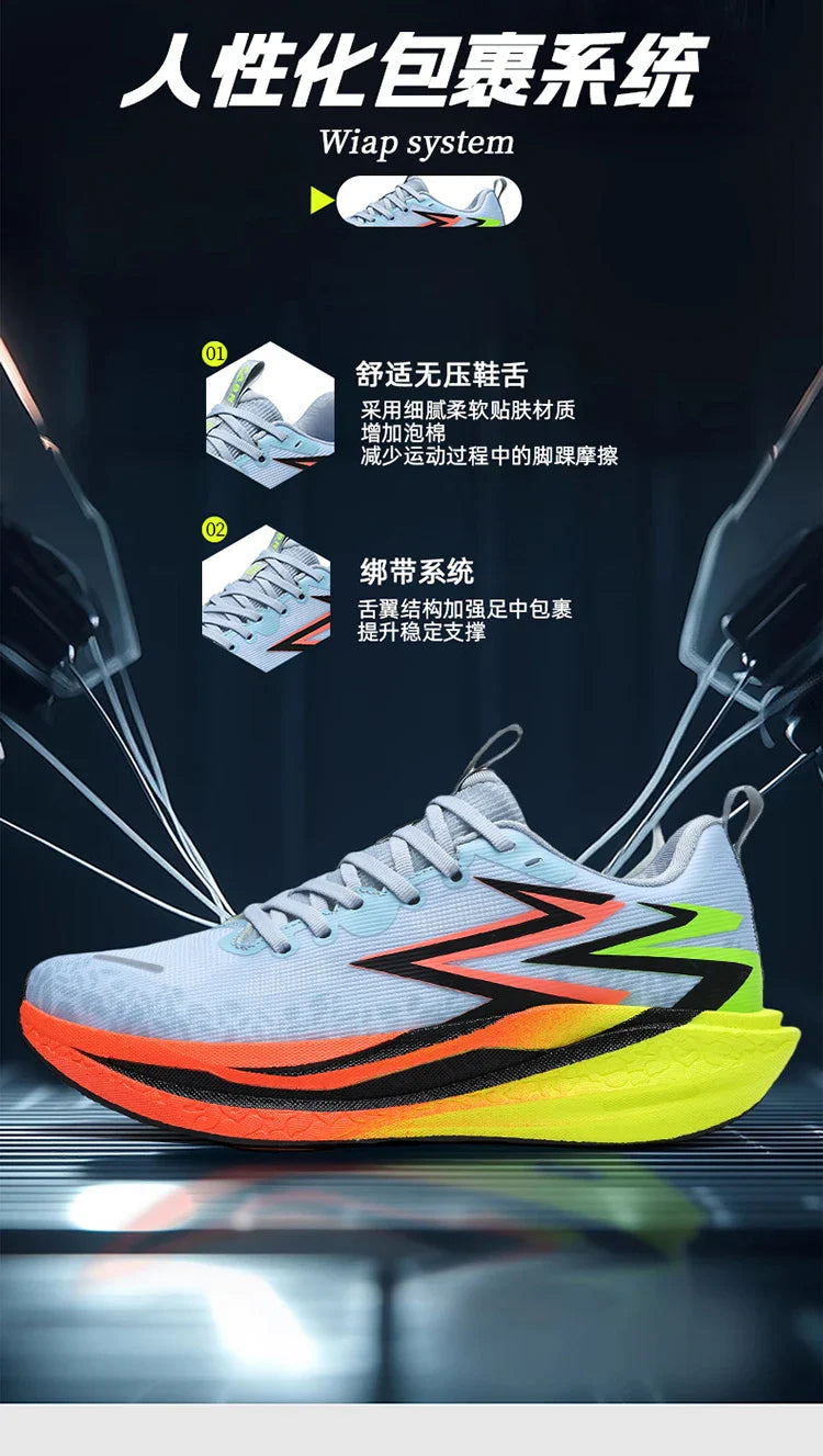 Men Running Shoes Carbon Board Speciality Sports Breathable Lightweight Women's Comfortable Chunta Athletic Sneakers
