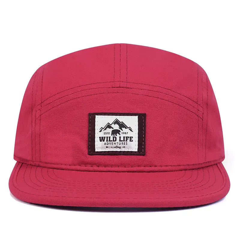 Cotton 5 Panel Baseball Cap Snapback Caps Bone Gorras Hombre Originales Hip Hop Hats For Men Women Adjustable