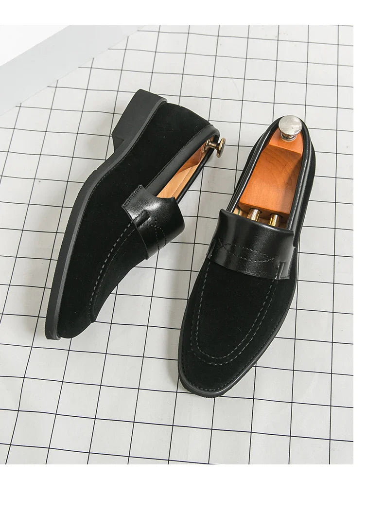 Men's Dress Shoes Classic Slip On Casual Business Loafers For Men High Quality Party Social Leather Shoes Man Formal Loafers