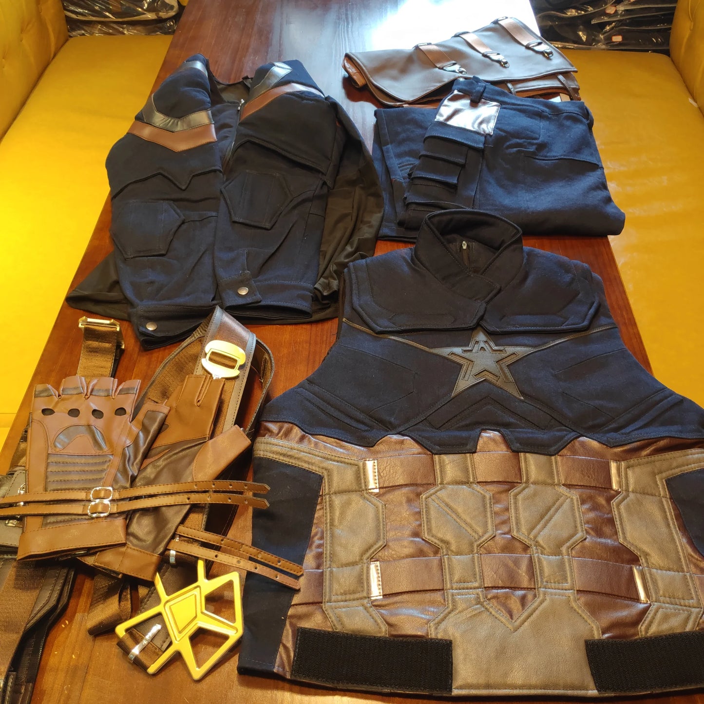 Infinity War Superhero Captain Steve Rogers Cosplay Costume Men Outfit for Adult Men Halloween Uniforms