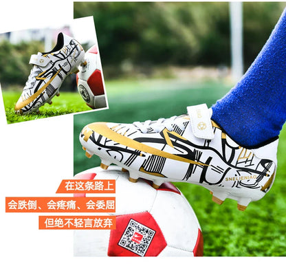 Hot TF/AG Kids Football Shoes Original Child Soccer Shoes Indoor Training Football Field Boots Children‘s Soccer Cleats Sneaker