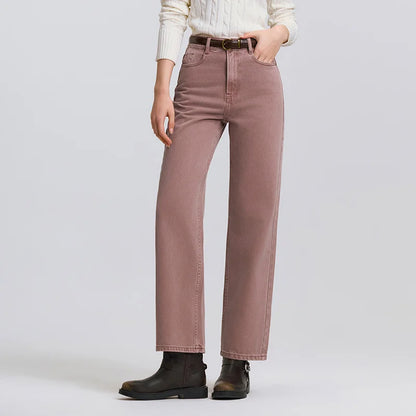 Semir Jeans Women Vintage Long Trousers 2025 New Spring Wide-leg Trousers Comfortable Soft Versatile Trousers