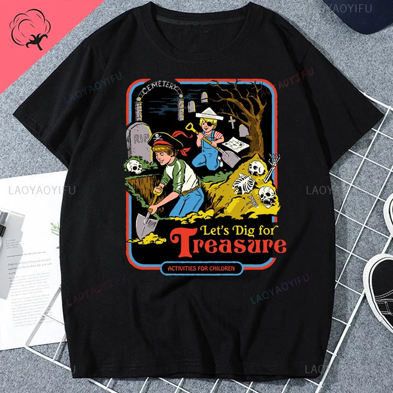 Classic Vintage 90s Tshirt Women Men Grim Evil Series Tops Nostalgia Scary Alien Supernatural Graphic Tee Popular Halloween Tees