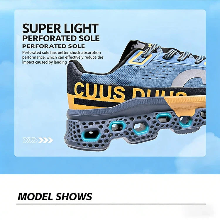 Tênis Masculino com Amortecimento para Corrida Tênis Esportivo Leve Casual Masculino Antiderrapante Tênis Esportivo para Viagens ao Ar Livre Caminhada