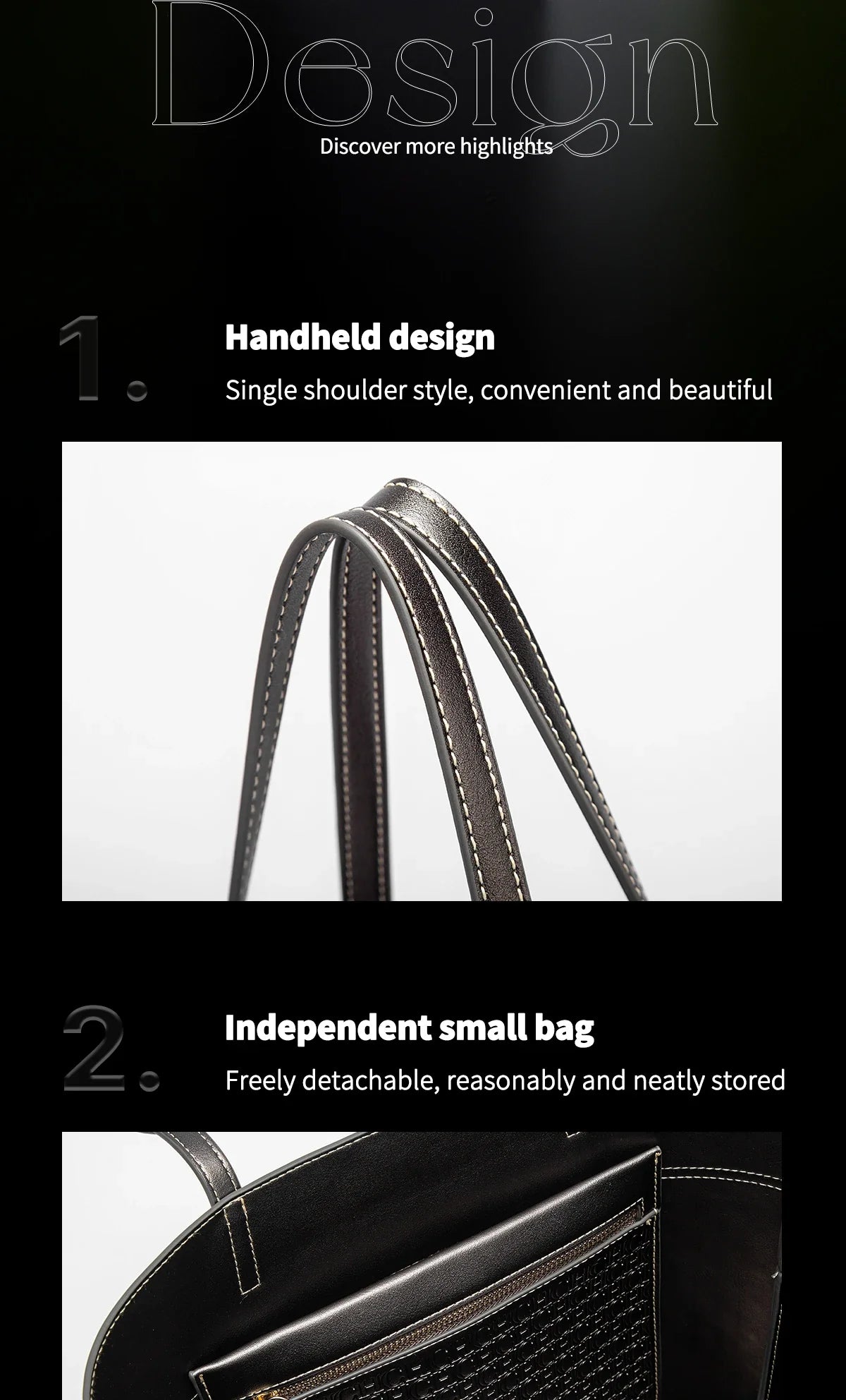 Fashionable Classic Retro Solid Color Women's Bag Large Capacity PVC Material Women's New Single Shoulder Handbag