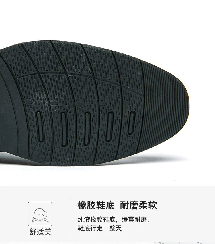 Retro Oxfords Shoes Men Classic Men's Dress Shoes Casual Business Social Brogues Shoes For Wedding