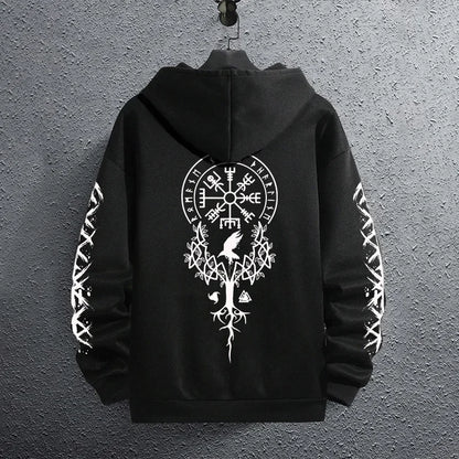 Black Sweatshirts Autumn Winter Male Daily Casual Sporty Jogging Hoodie Men's Outwear Fashion Pullover