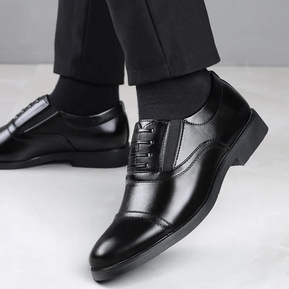 High Quality Formal Business Men Dress Shoes Breathable Leather Men Casual Shoes Italian Luxury Brand Non-slip Men Driving Shoes