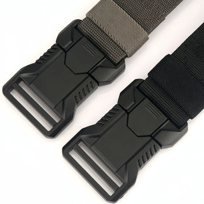 New Quick Release Pluggable Buckle Men Belt Breathable Elastic Outdoors Belts For Men Elastic Pants Belt