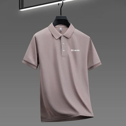High End Brand New Men's Lapel Polo Shirt Summer Exquisite Letter Print Short Sleeve T-Shirt Business Leisure Fashion Men's Wear