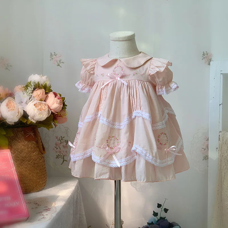 Children's Clothing, Children's Dresses, Summer Clothes, New Girls' Stylish Mesh Dresses, Baby Girls' Princesses