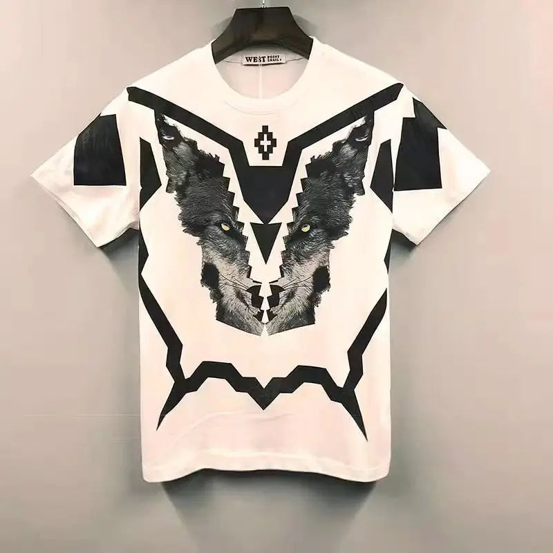 Summer New Print Loose Short Sleeve T-Shirt