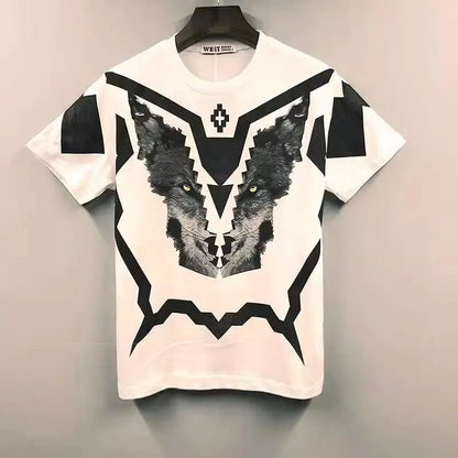 Summer New Print Loose Short Sleeve T-Shirt
