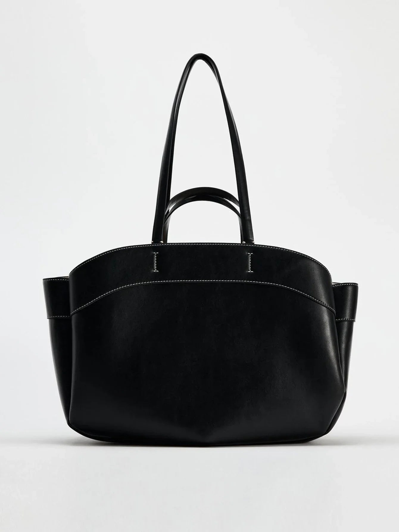 Women Tote Bag Underarm Pouch Large Capacity Pu Leather Shoulder Bag Retro Crossbody Bag Casual Portable Bucket Bags Handbag