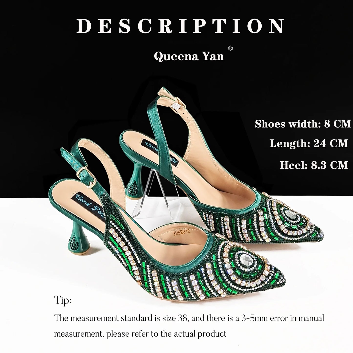 Elegant Nigerian Women's Royal Blue Only Shoes or with Rhinestone Handbag Set - Italian Design for Weddings