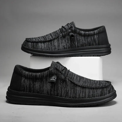 Sapatos de Lona Masculinos Casuais Slip On Alpargatas Homens Moccasins Mocassim Masculino Leve Respirável Tamanho Grande 50
