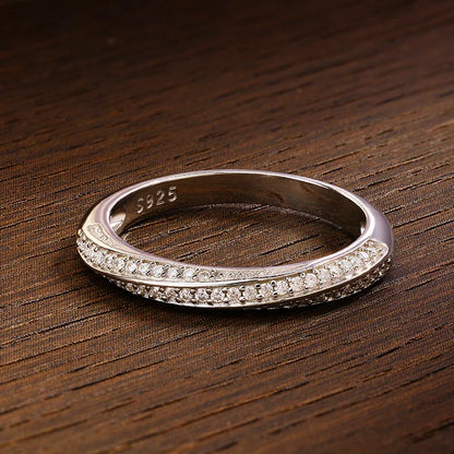 D VVS Original Moissanite Rings for Women Men 1mm Lab Diamond Wedding Eternity Band Jewelry s925 Sterling Sliver Ring