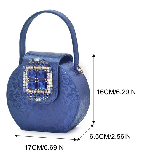 Rhinestone Ladies Shoes and Bags Original Italian Nigeria Party Shoes and Bags for Women Elegant Heeled Shoes for Women