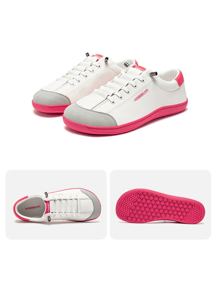 Barefoot Shoes Unisex Wide Toe Artificial Leather Sneakers Zero Drop Slip On Outdoor Lightweight Comfortable Shoes