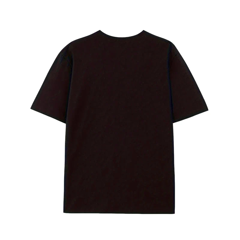 YAHWEH Printed T-shirts for Men High Quality 100% Cotton O-neck Short Sleeve Tops Summer Daily Casual Fashion Tees Men's Clothes