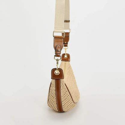 Summer新款女包女士肩斜挎包 Armpit Bag Straw Bag Seaside Beach Bag Woven Bag
