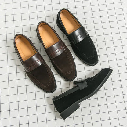 Men's Dress Shoes Classic Slip On Casual Business Loafers For Men High Quality Party Social Leather Shoes Man Formal Loafers