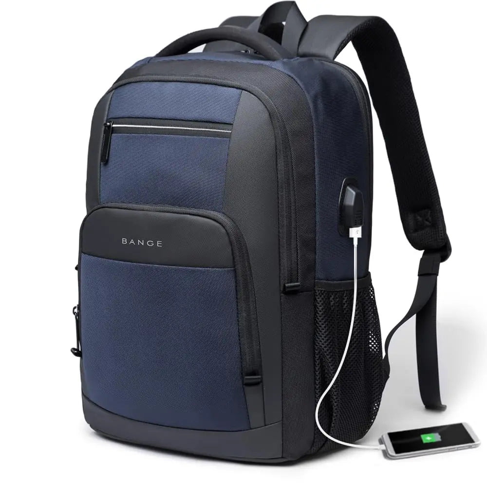 Lightweight 15.6 inch Laptop Backpack Waterproof USB Charge Port Multifunctional Travel Hiking School Bag Mochila for Men