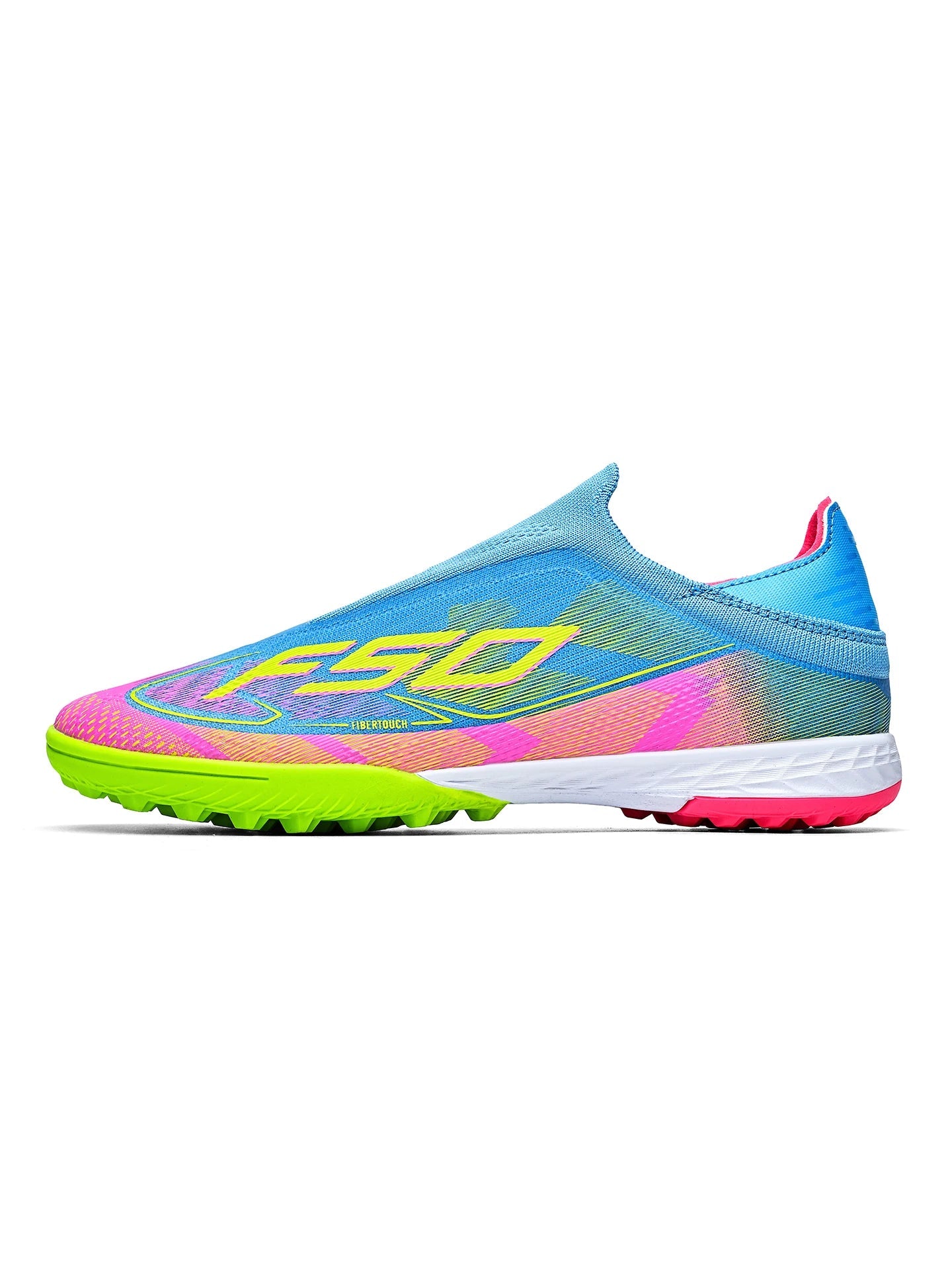 TF Football Shoes Kids Boys Girls PU Upper Durable Rubber Sole Anti-slip Wear-resistant Training Sneakers