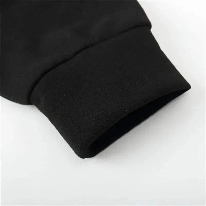 Printing Autumn winter models Men's Fleece windproof Warm Cotton Oversized Hoodie Outdoor Commuter Men's High Elastic top