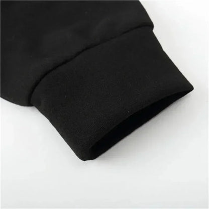 Printing Autumn winter models Men's Fleece windproof Warm Cotton Oversized Hoodie Outdoor Commuter Men's High Elastic top