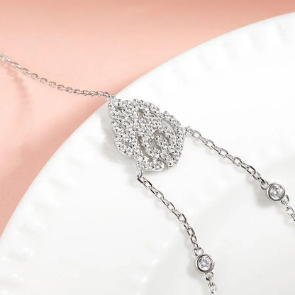 GRA Certified All Moissanite Bracelet for Women Sparkling Adjustable 14-19CM Sterling Silver 925 Jewelry Shiran Aloni