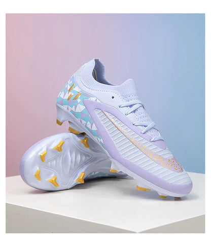 New Kid Match Boys Professional Non-Slip Comfortable Football Boots Sneakers Match Soccer Shoes Outdoor Sports Shoes Unisex