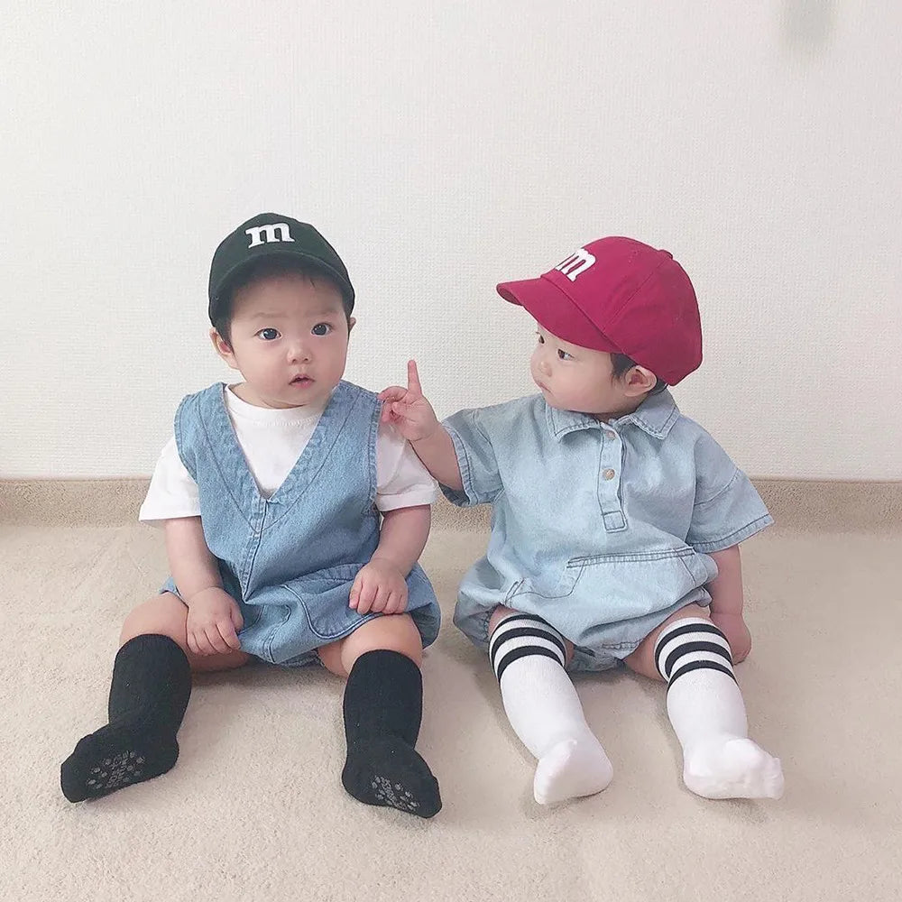 Children's Thin Visor Cap Handsome Letter Baseball Cap Outdoor Sun Hat