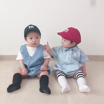 Children's Thin Visor Cap Handsome Letter Baseball Cap Outdoor Sun Hat