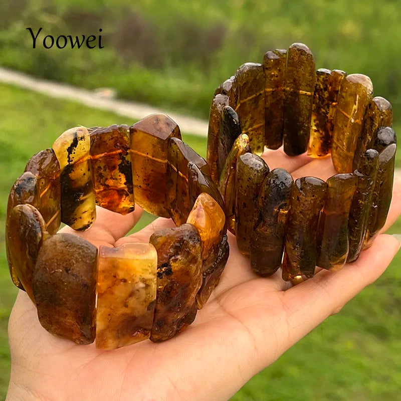 New Amber Bracelet&Bangle for Unisex Gogerous Gift 100% Natural Genuine Bead Factory Baltic Stone Europe Unique Jewelry Supplier