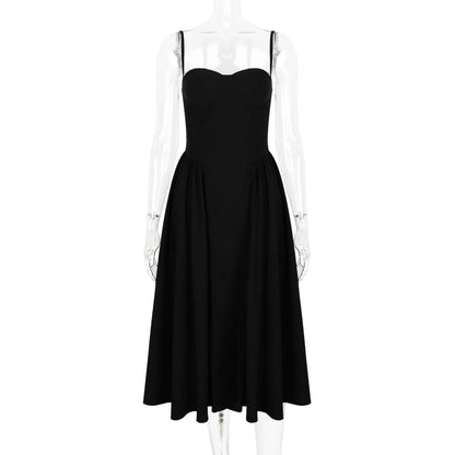 Summer Party Dresses 2025 New Arrivals Fit and Flare Elegant Midi Dress Red Night Date Dress