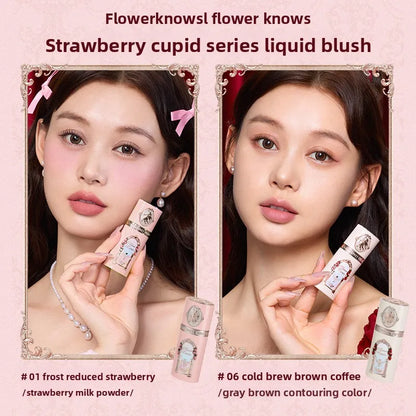Strawberry Cupid Professional Makeup Set For Women Full Kit Gift Box Eyeshadow Lip Cream Blush Compact Powder Sets