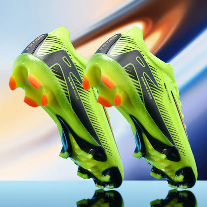 New High-Top Soccer Shoes Professional Training Football Boots TF/FG Non-Slip Soccer Sneakers Outdoor Grass Soccer Shoes